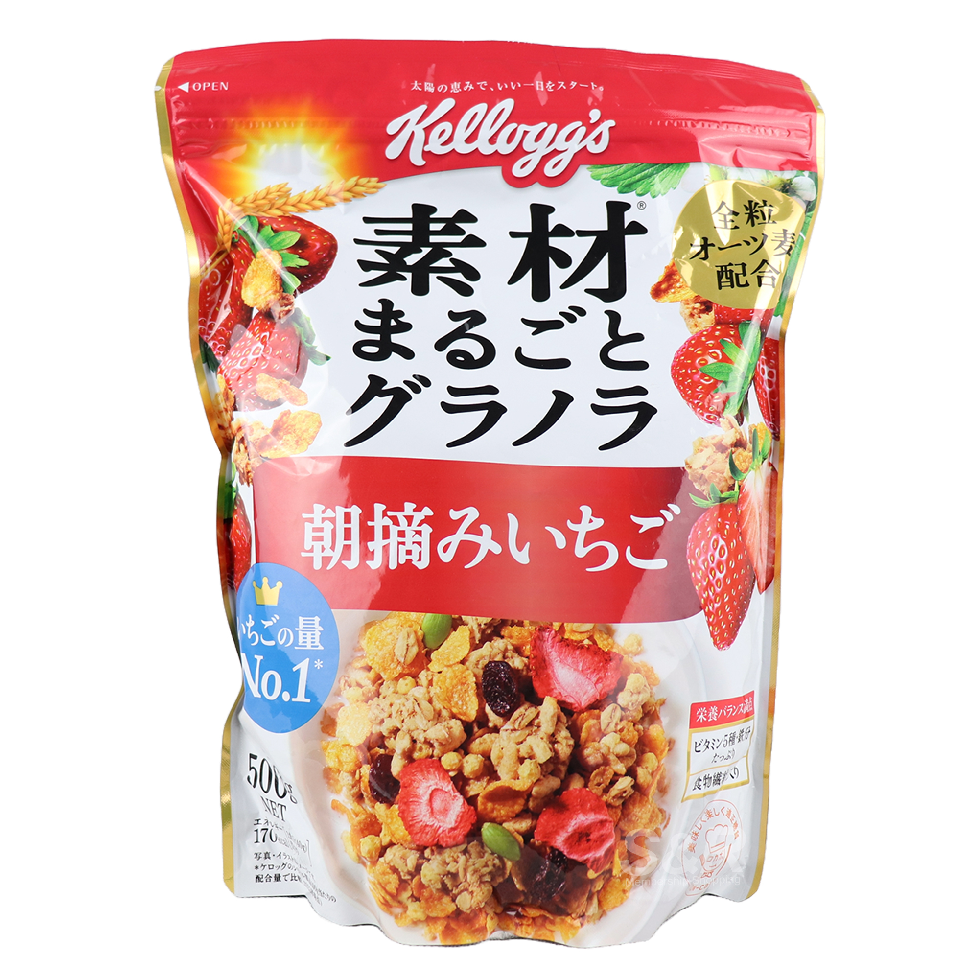 Kellogg's Granola Strawberries 500g